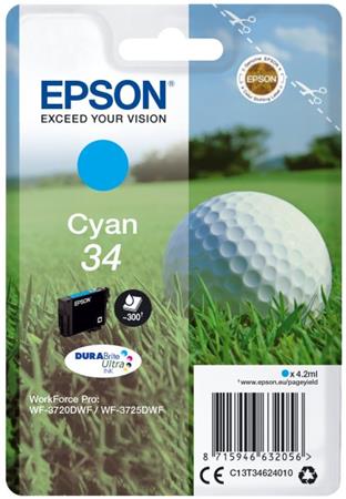 EPSON cartridge T3462 cyan (golfový míček)