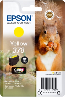 EPSON cartridge T3784 yellow (veverka)