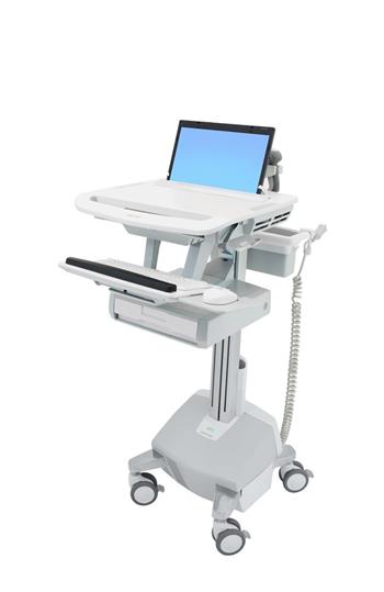 ERGOTRON StyleView® Laptop Cart, LiFe Powered, 1 D