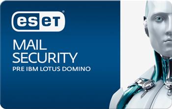 ESET Mail Security pre IBM Lotus Domino 25 - 49 mbx + 2 ročný update GOV