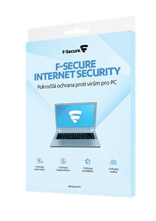 F-Secure INTERNET SECURITY BASIC (Windows), na 1 rok pro 3 uživ., CZ - elektronicky