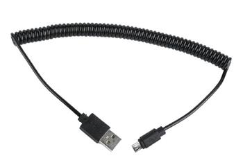 GEMBIRD CABLEXPERT Kabel USB A Male/Micro USB Male 2.0, 1,8m, Black, kroucený