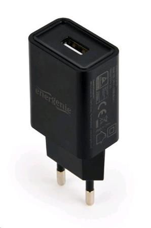 Gembird Nabíječka USB, 2100mA, černá