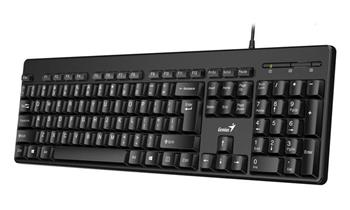 GENIUS KB-116 klávesnice/ Drátová/ USB/ černá/ CZ+