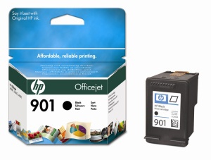 HP CC653AE Ink Cart No.901 pro OJ 4500, J4580, 4ml, Black