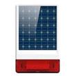 iGET SECURITY P12 - Bezdrátová solární venkovní siréna 110 dB. Indikace alarmu pomocí červeného majáčku, pro alarm M2B/M3B