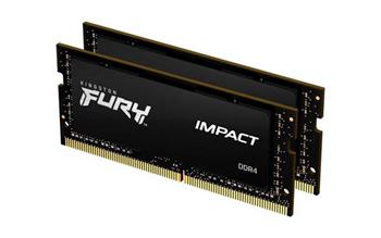 KINGSTON 32GB 2666MHz DDR4 CL15 SODIMM (Kit of 2) 1Gx8 FURY Impact