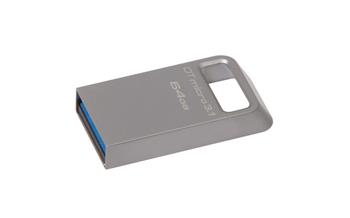 KINGSTON 64GB USB 3.0 DataTraveler Micro 3.1 Type-A metal ultra-compact drive