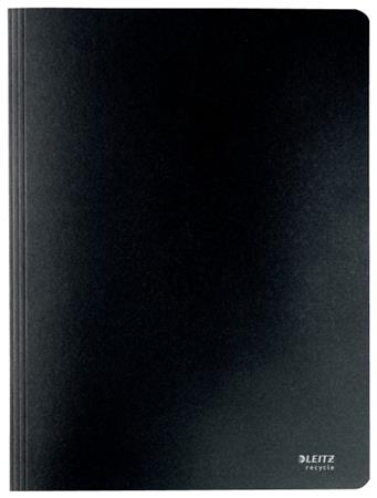 LEITZ Ekologické kartonové desky s rychlovazačem RECYCLE, A4, černá