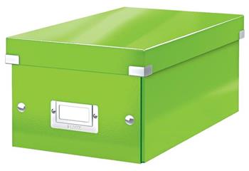 LEITZ Krabice na DVD Click&Store, zelená