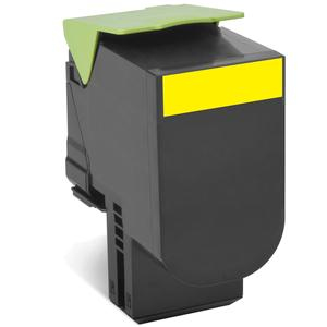 Lexmark 802Y Yellow Return Program Toner Cartridge - 1 000 stran