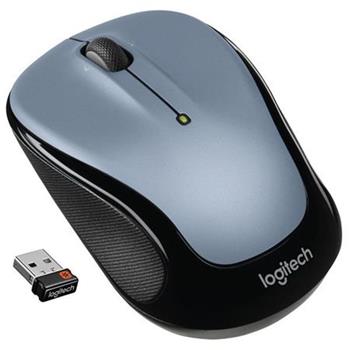 Logitech myš Wireless Mouse M325, optická, unifying přijímač, 3 tlačítka, světle šedá,1000dpi