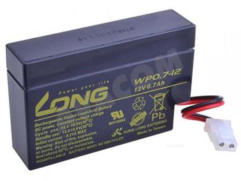 Long Baterie 12V 0,7Ah olověný akumulátor AMP