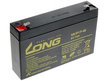 Long Baterie WP7-6 (6V/7Ah - Faston 187)