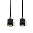 Nedis CCBP60700AT10 - USB 2.0 kabel | Typ-C Zástrčka - Typ-C Zástrčka | 1 m | Antracit