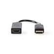Nedis CCBW37150AT02 - DisplayPort – HDMI Kabel | DisplayPort Zástrčka - HDMI™ výstup | 0,2 m | Antracit
