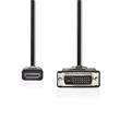 Nedis CCGP34800BK50 - HDMI™ – DVI Kabel | Konektor HDMI™ - DVI-D 24+1-Pin Zástrčka | 5 m | Černá barva