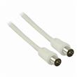 Nedis CSGP40290WT10 - Francouzský Koaxiální Kabel | IEC (Koaxiální) Zástrčka 9 mm - IEC (Koaxiální) Zástrčka 9 mm | 1 m | Bílá bar
