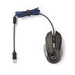 Nedis GMWD400BK - Herní Myš | Kabelové | Osvětlená | 4000 DPI | 9 tlačítek