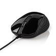 Nedis MSWD300BK - Kabelová Počítačová Myš | 1 000 dpi | 3 tlačítka | Černá barva