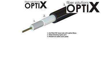 Opticord kabel gelový UNIV 50/125um, 12 vl., LSOH, CLT, se základní ochranou proti hlodavcům - 94m