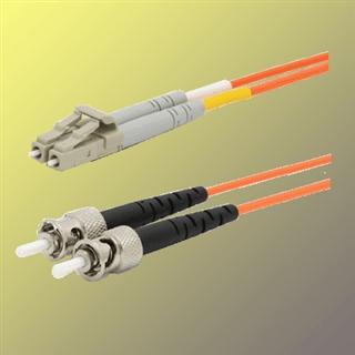 OPTIX LC/UPC-ST/UPC Optický patch cord 50/125 15m