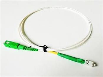 OPTIX SC/APC-LC/APC FLEXI optický patch cord G.657B3 2mm 0,5m bílý simplex