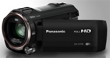 Panasonic HC-V770EP-K, 1/2,3" BSI, 20x zoom, WiFi, černá