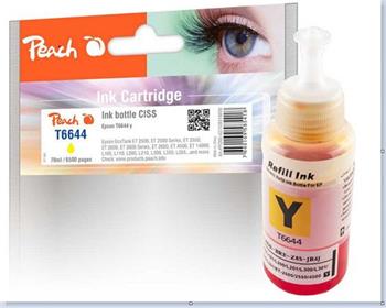 PEACH kompatibilní cartridge Epson 664Y, C13T664440 yellow, 70ml