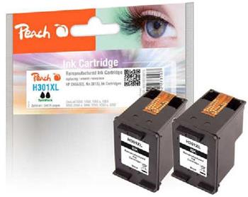 PEACH kompatibilní cartridge HP CC563EE, No 301XL TwinPack, 2x black