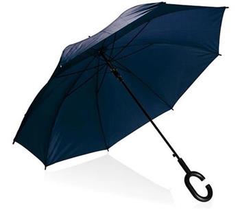 PLATINET poloautomatický deštník, polyester, modrý