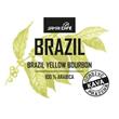 Pražená zrnková káva - Brasil Yellow Bourbon (500g)
