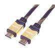 PremiumCord HDMI 2.0 High Speed + Ethernet kabel HQ, zlacené konektory, 1,5m