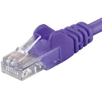 Premiumcord Patch kabel CAT6a S-FTP, RJ45-RJ45, AWG 26/7 1,5m fialová