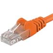 Premiumcord Patch kabel CAT6a S-FTP, RJ45-RJ45, AWG 26/7 1,5m oranžová