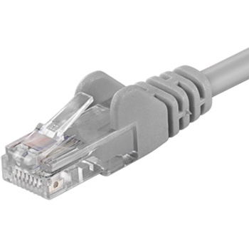 Premiumcord Patch kabel CAT6a S-FTP, RJ45-RJ45, AWG 26/7 3m šedá
