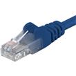 PremiumCord Patch kabel UTP RJ45-RJ45 level 5e 1m modrá