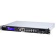 QNAP QGD-1600P: 16 1GbE PoE ports with 2 RJ45 and SFP+ combo port. (Support 4 IEEE 803.3bt PoE ++ ports, each port can supply up t