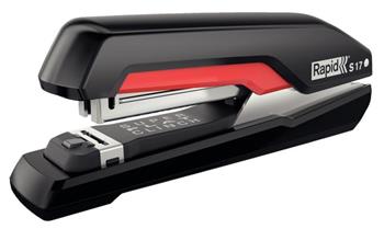 Rapid stolní sešívačka Supreme S17 SuperFlatClinch™, 30 listů, černá/červená (FS)