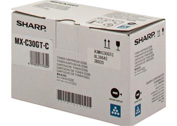 Sharp Toner MX-C30GTC, modrý 6000 stran