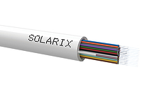 Solarix Riser kabel Solarix 48vl 9/125 LSOH Eca bílý SXKO-RISER-48-OS-LSOH-WH