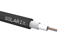 Solarix Univerzální kabel CLT Solarix 08vl 50/125 LSOH Eca OM4 černý SXKO-CLT-8-OM4-LSOH