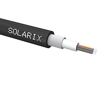 Solarix Univerzální kabel CLT Solarix 24vl 50/125 LSOH Eca OM2 černý SXKO-CLT-24-OM2-LSOH