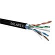 Solarix Venkovní instalační kabel CAT6 FTP PE Fca 500m/cívka černý