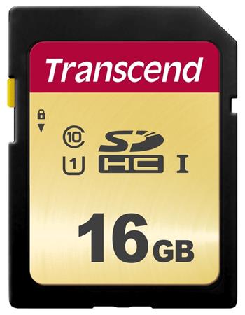 Transcend 16GB SDHC 500S (Class 10) UHS-I U1 (Ulti