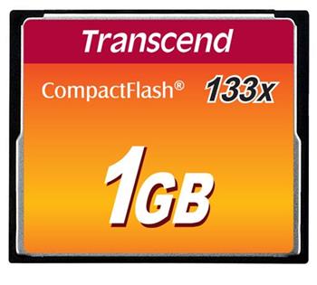 Transcend 1GB CF Card (133X) compact fl