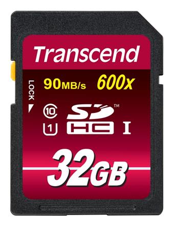 Transcend 32GB SDHC (Class 10) UHS-I 600x (Ultimat