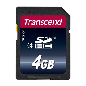 Transcend 4GB SDHC (Class 10) (Premium) paměťová k