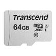 Transcend 64GB microSDXC 300S UHS-I U1 (Class 10) paměťová karta (bez adaptéru)