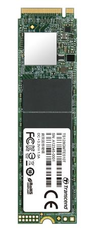 TRANSCEND MTE510T 128GB SSD disk M.2 2280, PCIe Gen3 x4 NVMe 1.2 (3D TLC)